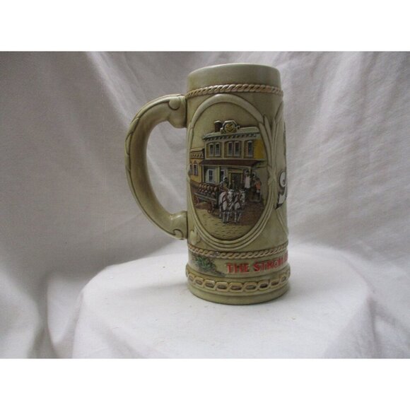 Stroh Brewing Company,  fire brewed, Beer Stein, Vintage Ceramic, Mug, tumbler - Picture 1 of 7